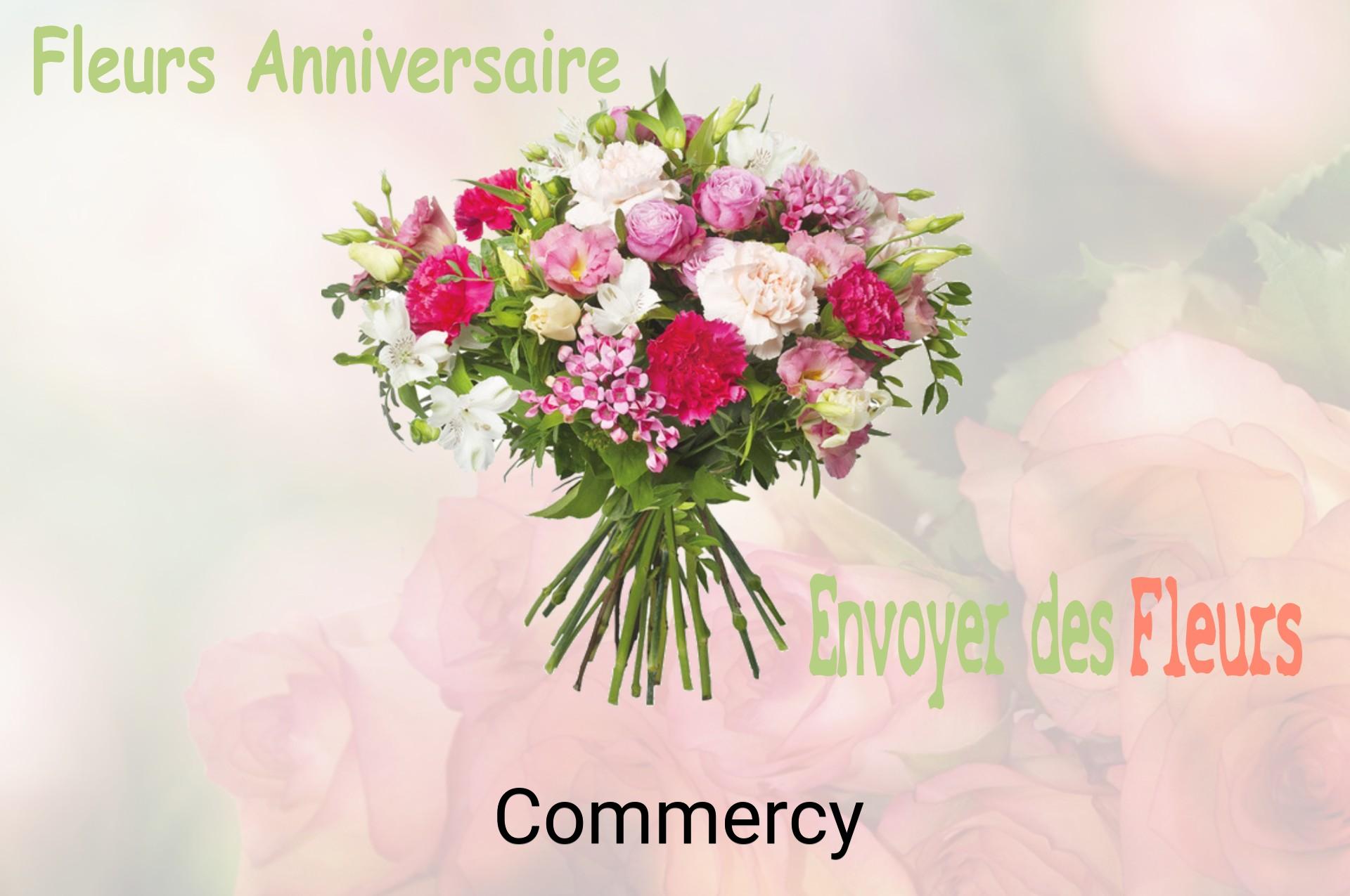 Bouquet de fleurs d’anniversaire livré à Commercy